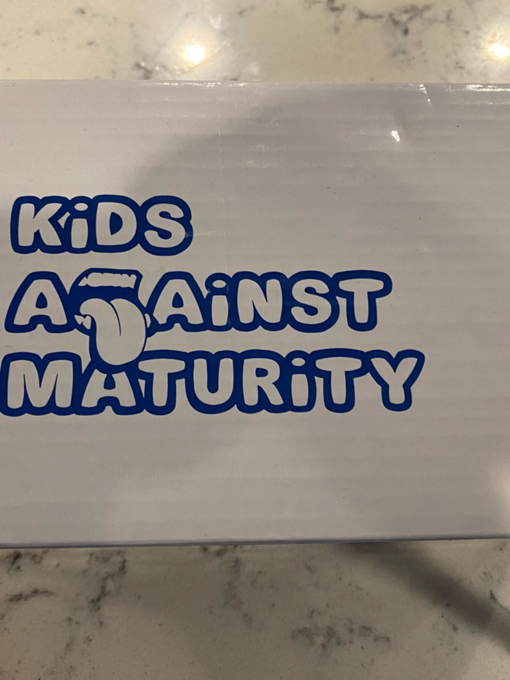 Kids against maturity cards